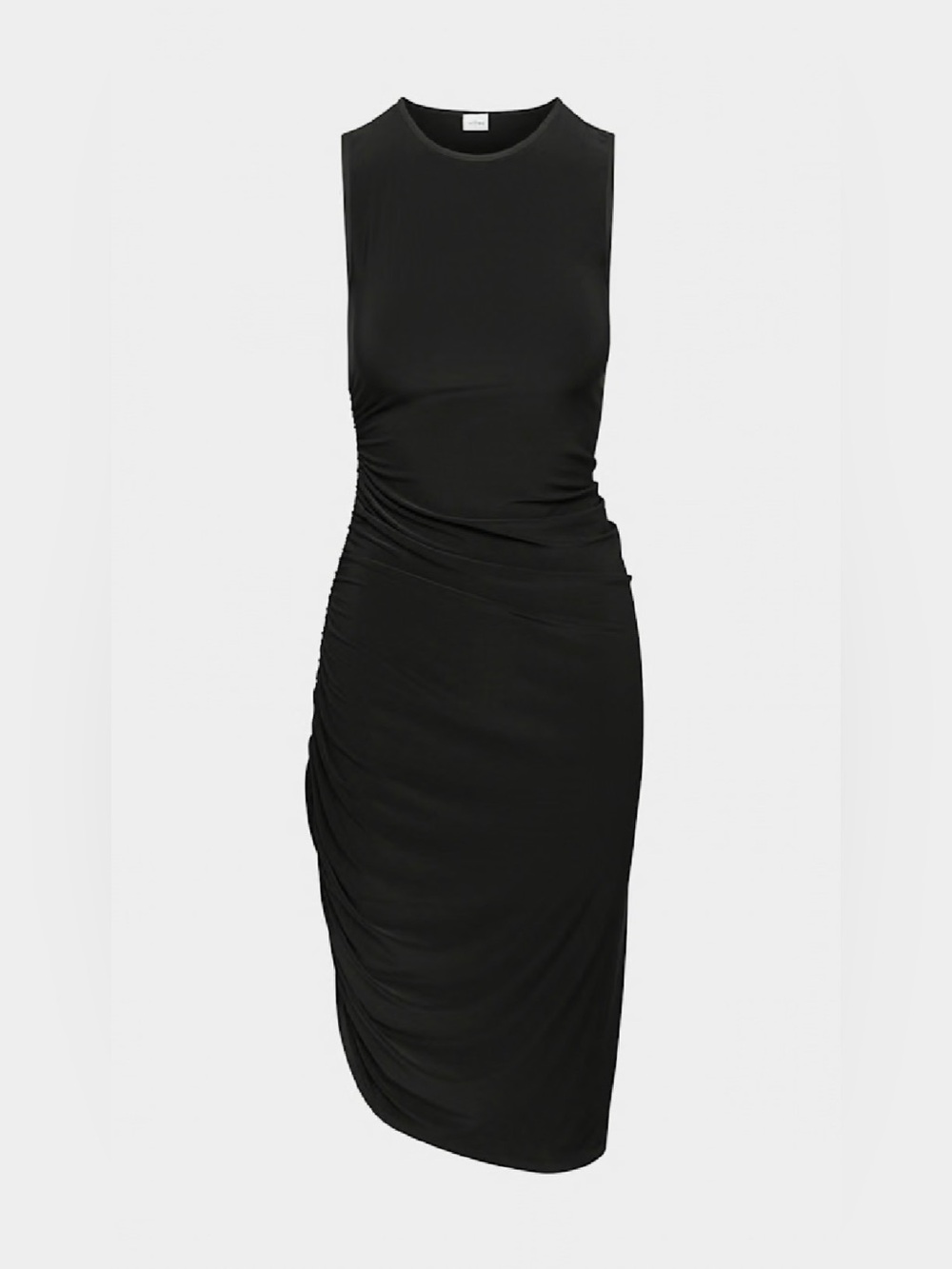 NWT Wilfred Aritzia Smooth Matter Eavesdrop Dress Black Medium